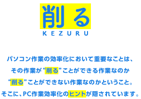 削る